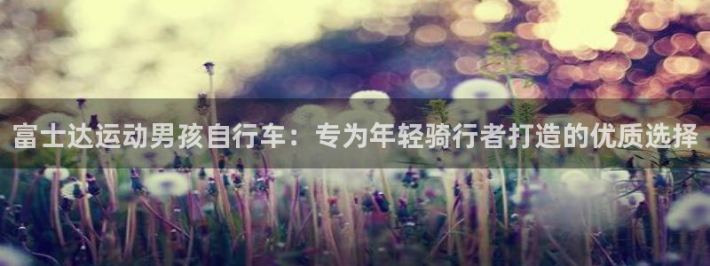 尊龙凯时官网地址是多少|富士达运动男孩自行车:专为年轻骑行者打造的优质选择(图1) 尊龙凯时官网地址是多少