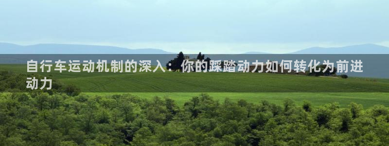 尊龙凯时ag|自行车运动机制的深入:你的踩踏动力如何转化为前进
动力(图1) 尊龙凯时ag